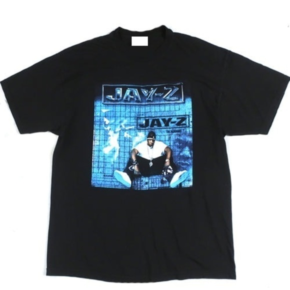 Retro Jay Z The Blueprint Tour T Shirt Jigga Hova 2001 Roc Unisex T shirt - Picture 1 of 4